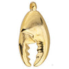 Lobster claw motif pendant - Size 18.8x37mm - Hole 3mm