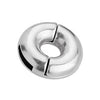 Magnetic clasp shape O for 10x2.5mm - Size 21.6x22.3mm - Hole 10x2.5mm