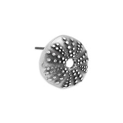 Sea urchin shell earring with titanium pin - Size 15x14.7mm