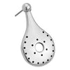 Earring paddle shaped with titanium pin - Size 17.3x30.1mm