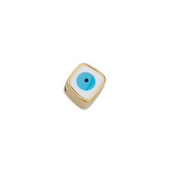 Square eye bead 1.5mm - Size 8x8.4mm - Hole 1.5mm