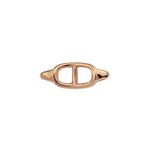 Component oval shape with 2 rings 1.5mm - Size 6.4x16.3mm - Hole 1.5mm