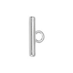 Bar 20mm part 2 of toggle clasp - 19,7x8,4mm