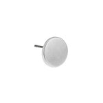 Earring disc 10mm engavable with titanium pin - 10x10mm