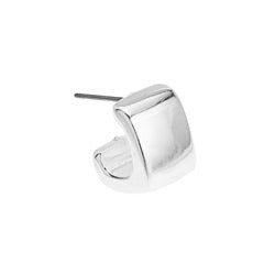 Earring hook rectangular shape with titanium pin - 10,2x12,7mm