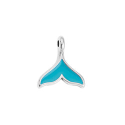 Motif whale tail for 2mm pendant - 14,8x13,7mm