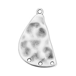 Organic motif with 3 holes pendant - 16x28,6mm