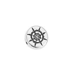 Bead with compass Φ1.5mm - 11,3x11,6mm