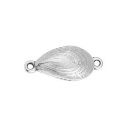 Magnetic clasp mussel with 2 rings - 22,9x10,1mm