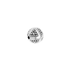 Bead with pattern with dots Φ1.5mm - 8,5x8,4mm