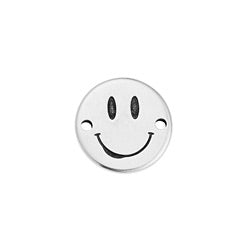 Motif happy face with 2 rings - 14,1x14,1mm