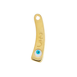 Stick curved 23 with eye pendant - 5,9x22,5mm