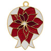 Pomegranate motif with flower pendant - 45x60,4mm