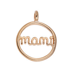 Motif round mami pendant for 3mm - 19,7x25mm