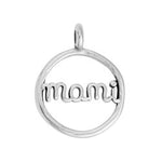 Motif round mami pendant for 3mm - 19,7x25mm