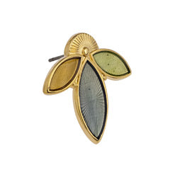 Pendant with 3 leaves & tianium pin - 22,6x22,1mm
