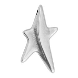 Starfish motif organic pendant for 2.5mm 15,8x31,4mm