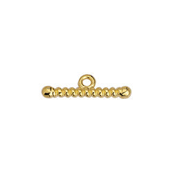 Bar twisted part 2 of toggle clasp 18,3x5,4mm