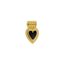 Motif mini heart pendant for 1.5mm 7,5x13mm