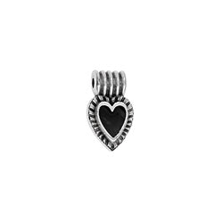 Motif mini heart pendant for 1.5mm 7,5x13mm