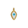 Rombus with grains & eye pendant for 2mm 8x15,8mm
