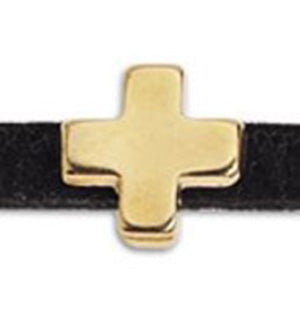 Cross for 3x2mm - Size 6.8x6.8mm - Hole 3x2mm