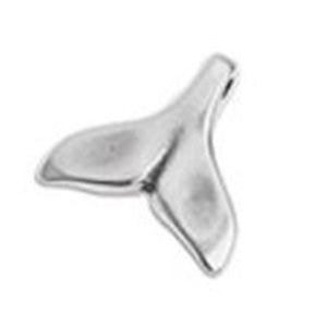Motif whale tail for 1.5mm - Size 13.1x13mm - Hole 1.5mm
