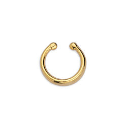Cuff earring organic bold shape - Size 12.9x3.5mm