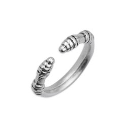 Ring 17mm with rondelles - Size 3.5x22.3mm