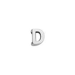 Letter d grip-it slider for 5x2.5mm - Size 6.8x7.7mm - Hole 5x2.5mm
