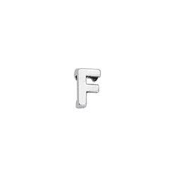 Letter f grip-it slider for 5x2.5mm - Size 6.8x7.7mm - Hole 5x2.5mm