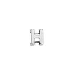 Letter h grip-it slider for 5x2.5mm - Size 6.8x7.7mm - Hole 5x2.5mm