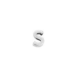 Letter s grip-it slider for 5x2.5mm - Size 6.8x7.7mm - Hole 5x2.5mm