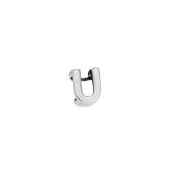 Letter u grip-it slider for 5x2.5mm - Size 6.8x7.7mm - Hole 5x2.5mm