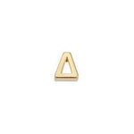 Letter Î” grip-it slider for 5x2.5mm - Size 6.8x7.7mm - Hole 5x2.5mm