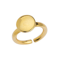 Ring 17mm african with round shape 10mm - Size 11.3x25.1mm