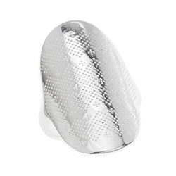 Ring oval 17mm with elegant ethnic pattern - 20,5x31mm