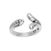 Ring Y shaped with grains 17mm - 30,8x19,7mm