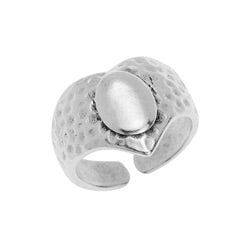 Ring ethnic hammered 17mm - 16,7x21,4mm