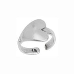 Heart ring chevalier 15mm - 12,5x17,7mm