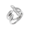 Ring organic with 2 horizontal lines 17mm - 20,8x17mm