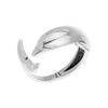Ring dolphin shaped 17mm - 12,3x23,5mm