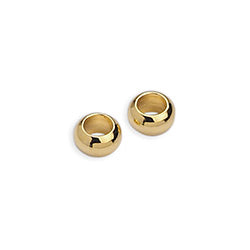 Brass bead 7mm H4mm - Size 4x7mm - Hole 4mm