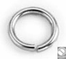 Brass jump ring ext. 6mm-0.8mm - Size 6x6mm