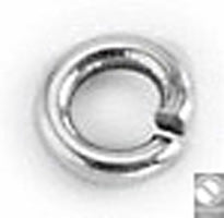 Brass jump ring ext. 4.5mm-1mm - Size 4.5x4.5mm