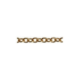 Brass chain rollo 4mm - Size 4x4mm