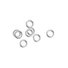 Brass jump ring ext. 4mm-0.6mm - Size 4x4mm