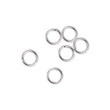Brass jump ring ext. 5mm-0.6mm - Size 5x5mm