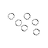 Brass jump ring ext. 5mm-0.7mm - Size 5x5mm