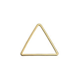 Brass triangle 17mm - Size 17x15mm
